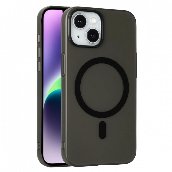  Apple iPhone 14 Tuna PC Slim Magsafe Kapak - Siyah