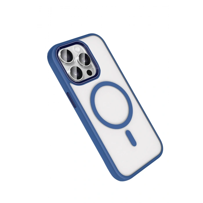  Apple iPhone 15 Pro Max Terea Magsafe Kapak - Lacivert
