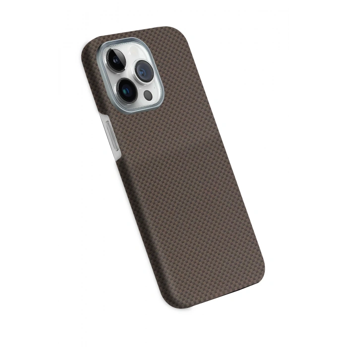  Apple iPhone 15 Pro Max Volt Magsafe Kapak - Kahverengi