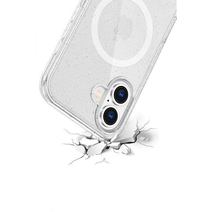  Apple iPhone 16 Star Magsafe Kapak - Şeffaf