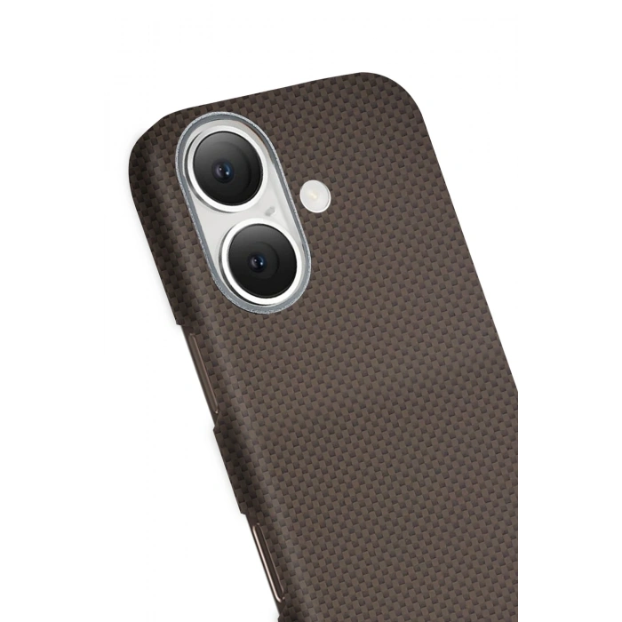  Apple iPhone 16 Volt Magsafe Kapak - Kahverengi