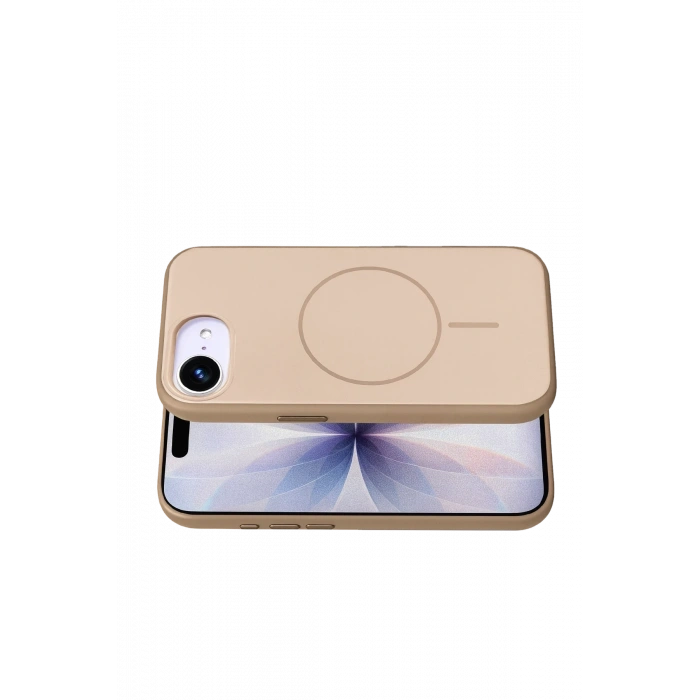  Apple iPhone 16E Neva Magsafe Kapak - Gold