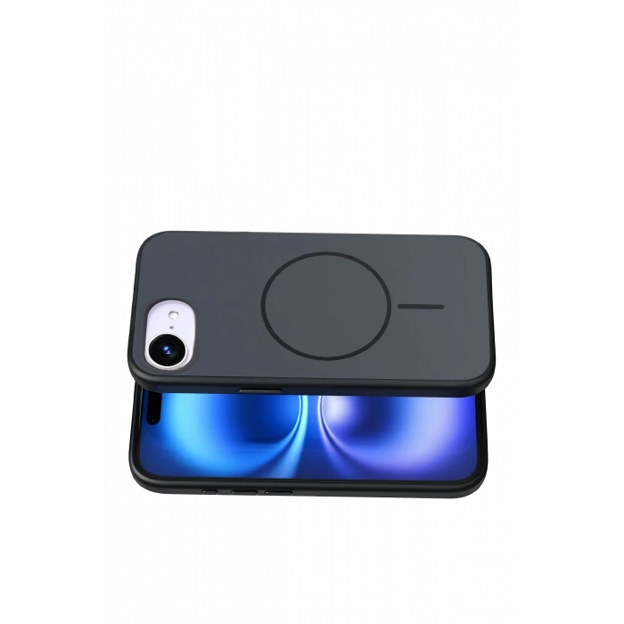  Apple iPhone 16E Neva Magsafe Kapak - Siyah