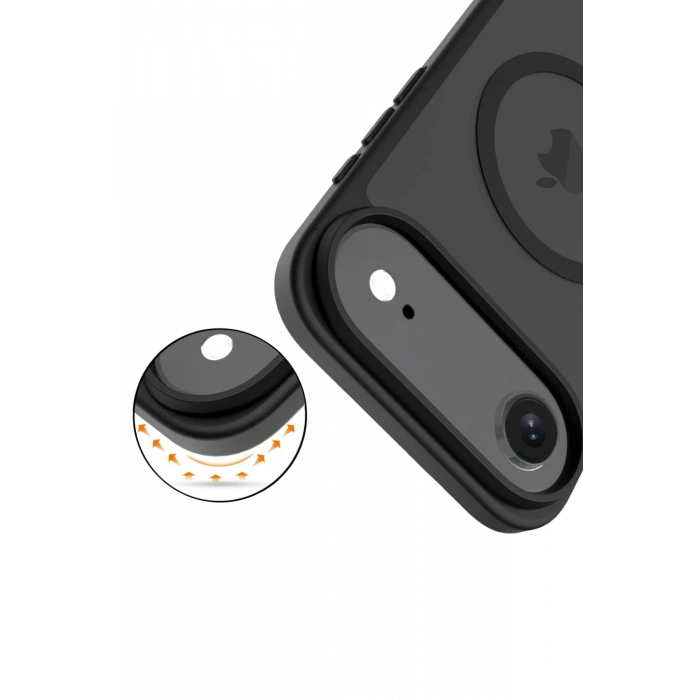  Apple iPhone 17 Air Jota Magsafe Kapak - Siyah