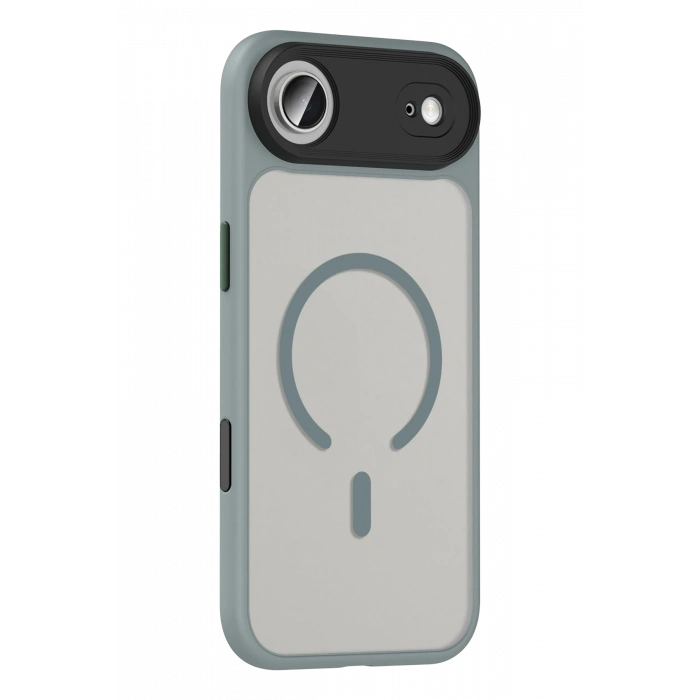  Apple iPhone 17 Air Megane Magsafe Kapak - Titan Gri