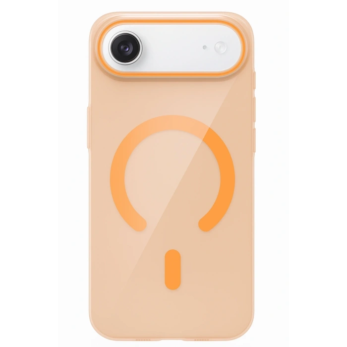  Apple iPhone 17 Air PC Blank Magsafe Kapak - Turuncu