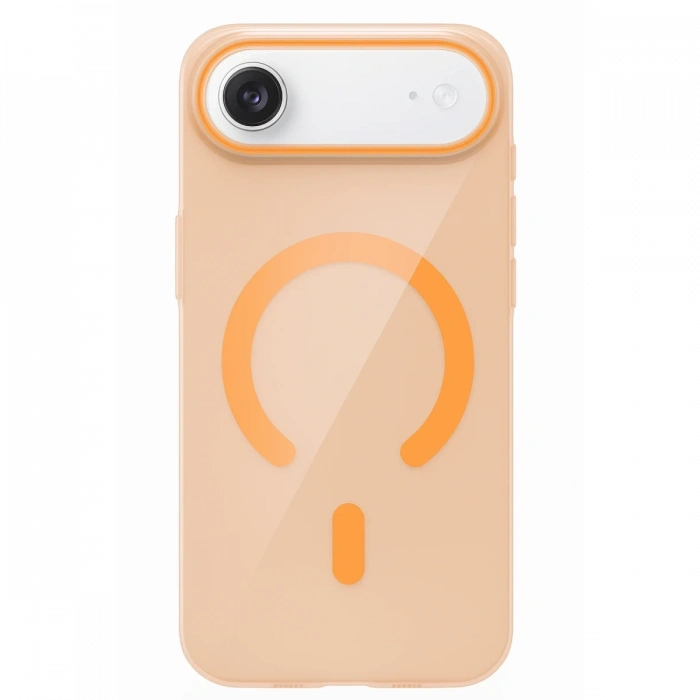  Apple iPhone 17 Air PC Blank Magsafe Kapak - Turuncu