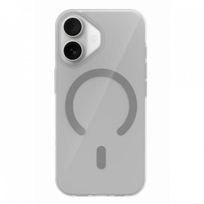  Apple iPhone 17 PC Blank Magsafe Kapak - Natural Grey