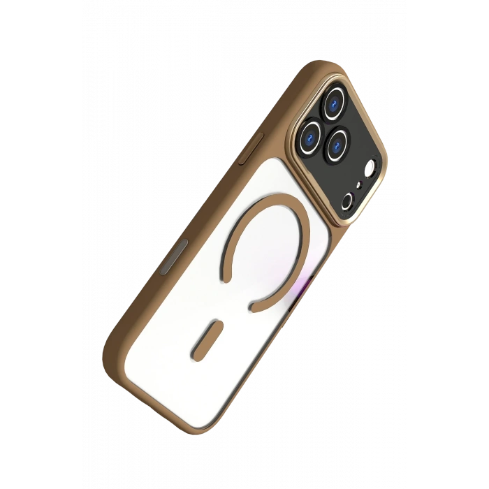  Apple iPhone 17 Pro Hazar Magsafe Kapak - Gold