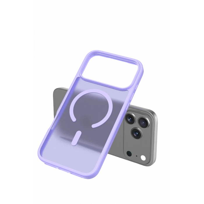  Apple iPhone 17 Pro Jota Magsafe Kapak - Lila