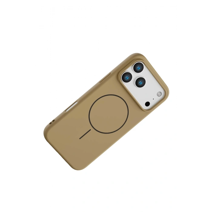  Apple iPhone 17 Pro Max Jully Magsafe Kapak - Çöl Titanyum