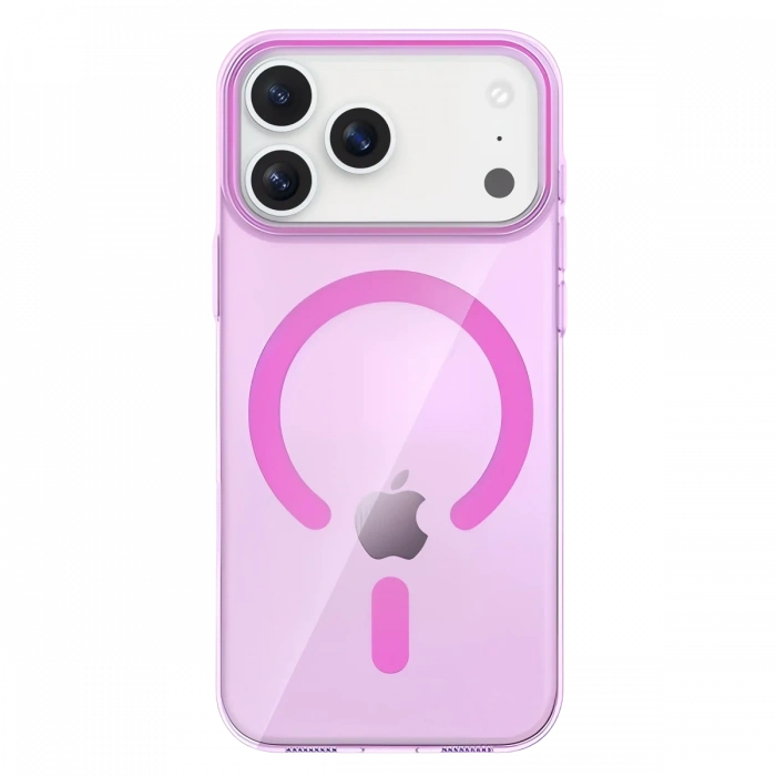  Apple iPhone 17 Pro Max PC Blank Magsafe Kapak - Pembe