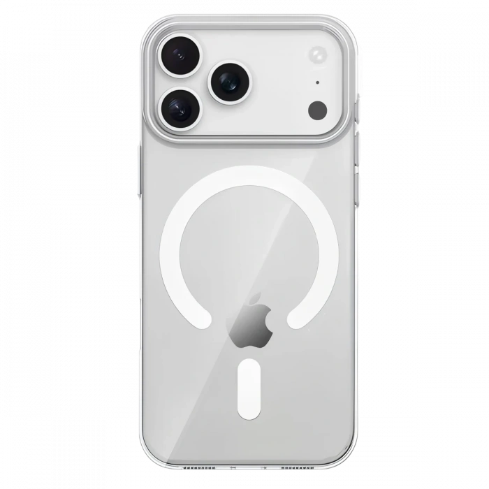  Apple iPhone 17 Pro PC Blank Magsafe Kapak - Şeffaf