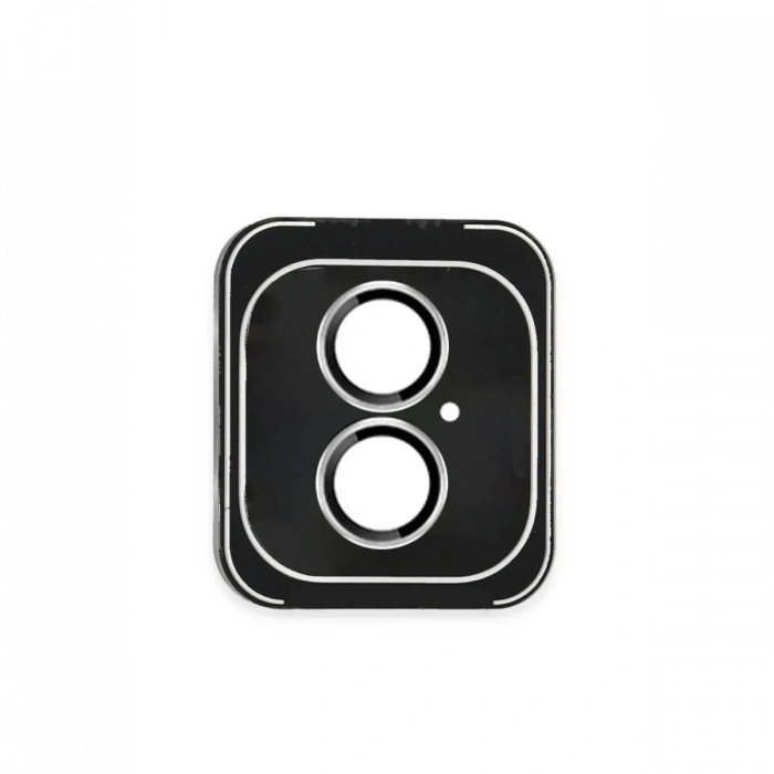  iPhone 16 PVD Metal Kamera Lens - Gümüş