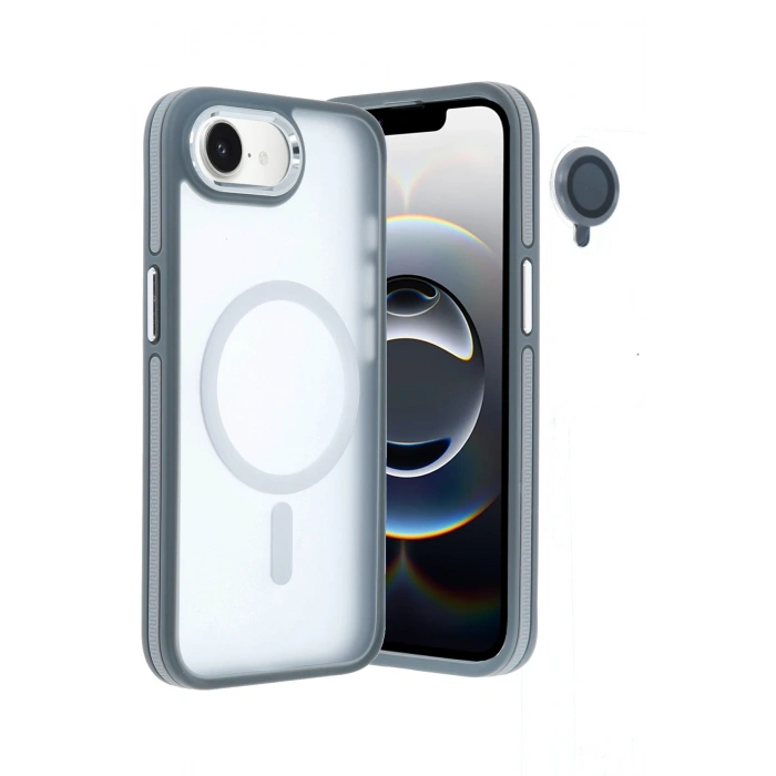  iPhone 16E Winner Magsafe Kapak - Gri