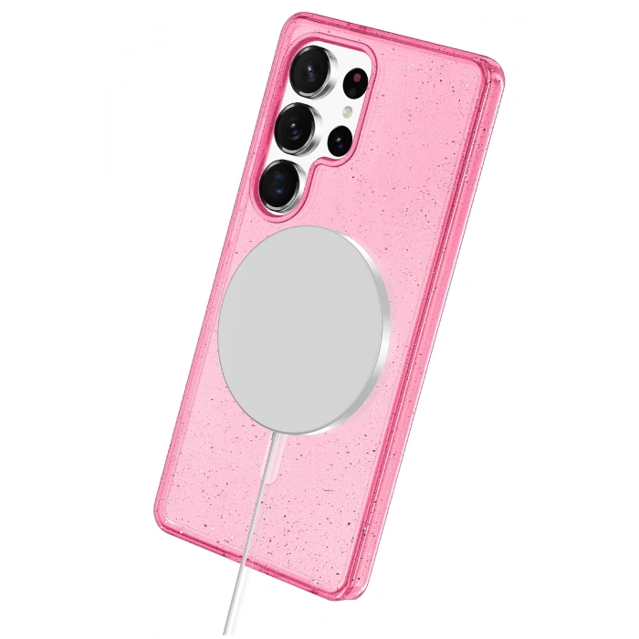  Samsung Galaxy S25 Ultra Star Magsafe Kapak - Pembe