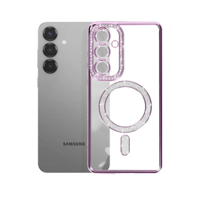  Samsung Galaxy S26 Plus Joke Simli Magneticsafe Kılıf - Derin Mor