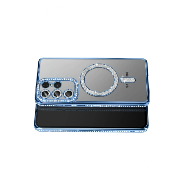 Samsung Galaxy S26 Ultra Joke Simli Magneticsafe Kılıf - Mavi