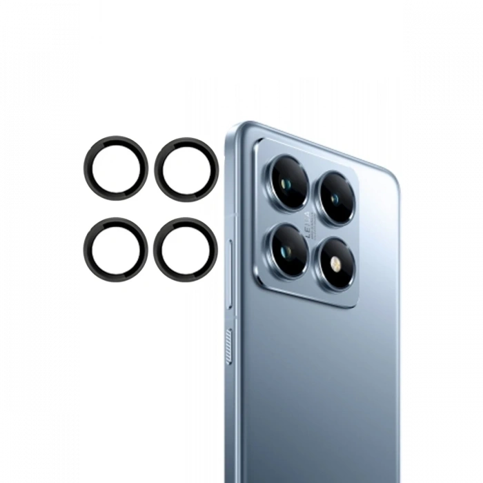  Xiaomi Mi 14T Pro PVD Metal Kamera Lens - Siyah