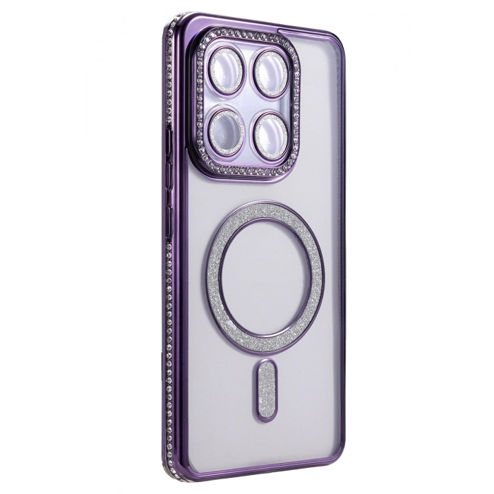  Xiaomi Mi 15T Pro Joke Simli Magneticsafe Kılıf - Derin Mor