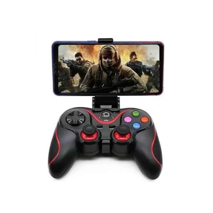 Joystik Gamepad Bluetooth Telefon Tutucu Oyun Kolu Telefon Android Uyumlu