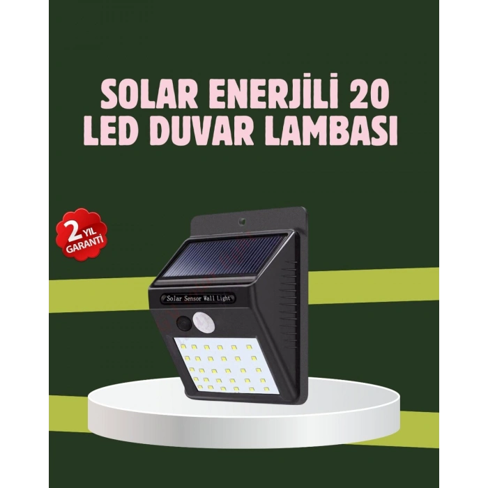 Kablo Gerektirmeyen Solar Led Bahçe Ve Veranda Işığı