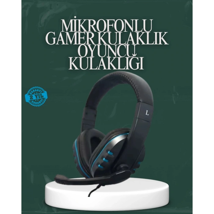 Kablolu Gaming Headset – Net Ses Ayrımı Ve Ayarlanabilir Konfor