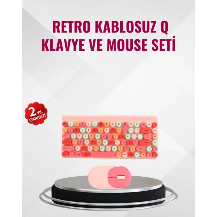 Kablosuz Bluetooth Klavye – Çoklu Cihaz Desteği Akıllı Güç Tasarrufu
