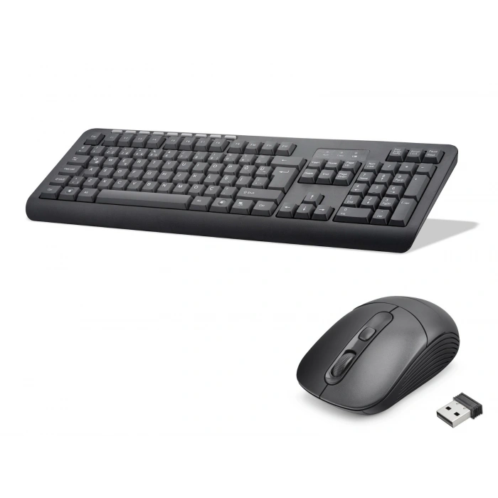 Kablosuz Klavye Mouse Seti 2.4 Ghz Siyah HK6800