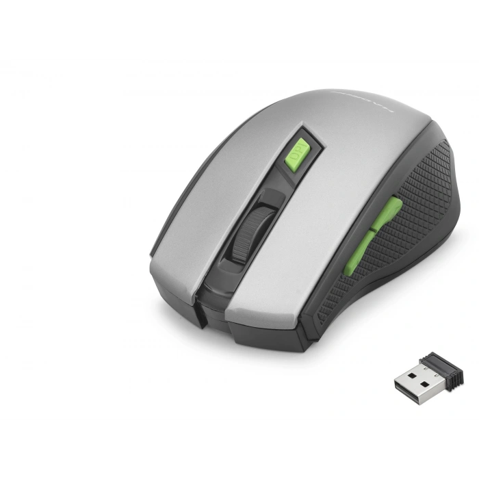 Kablosuz Mouse 800/1600 Dpi - Gri Siyah HDX3404G