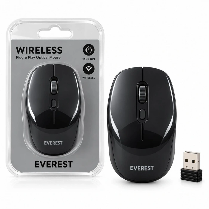 Kablosuz Optik Mouse 1600 DPI