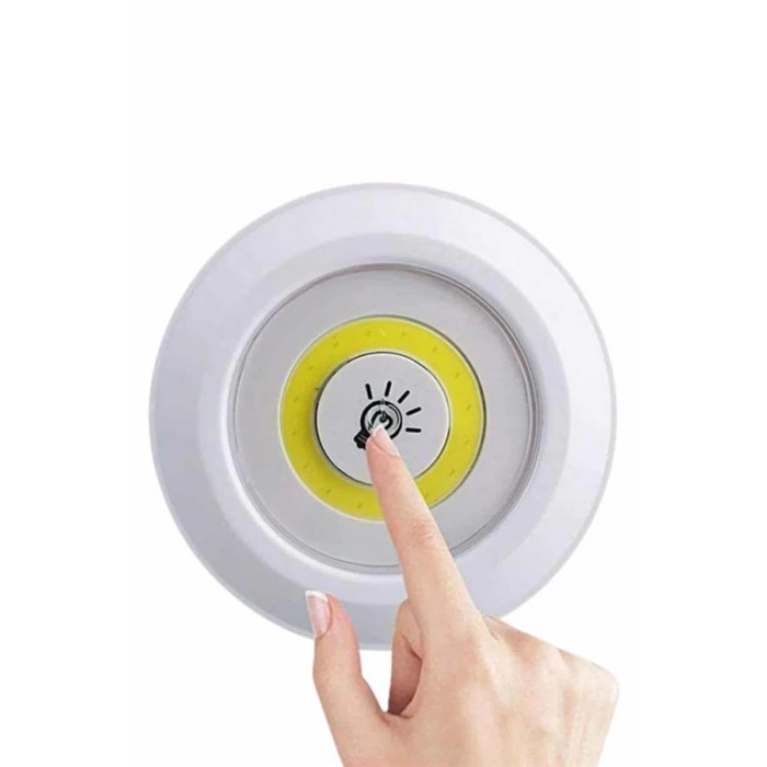 Kablosuz Pilli Işıldak  Masa Lambası Mutfak Tezgah Altı Banyo Dolabı Dolap İçi