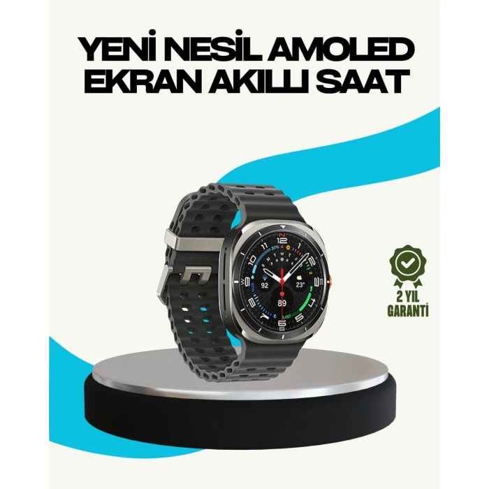 Kablosuz Şarjlı Akıllı Saat Tüm Telefonlarla Uyumlu Çok Fonksiyonlu