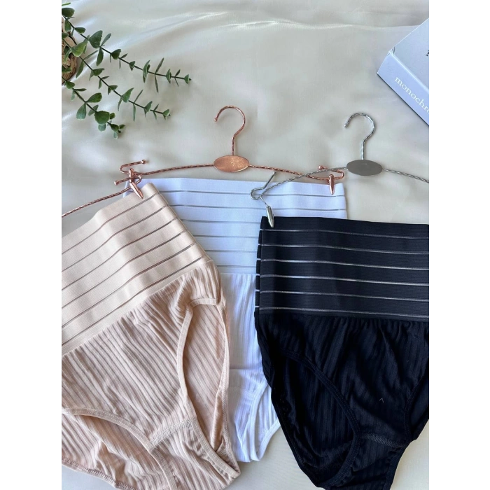 Kadın  Ten Rengi Korse Külot Takımı