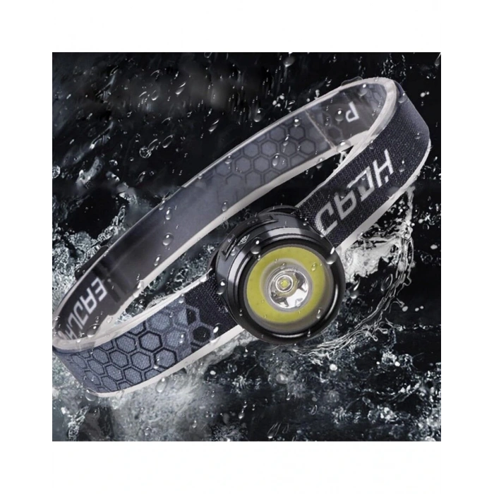 Kafa Lambası Kafa Feneri Şarjlı Profesyonel COB Fener 7 Modlu