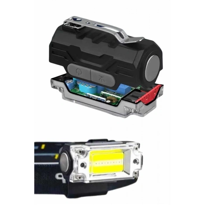 Kafa Lambası, Su Geçirmez Kafa Feneri 3 Mod Aydınlatma