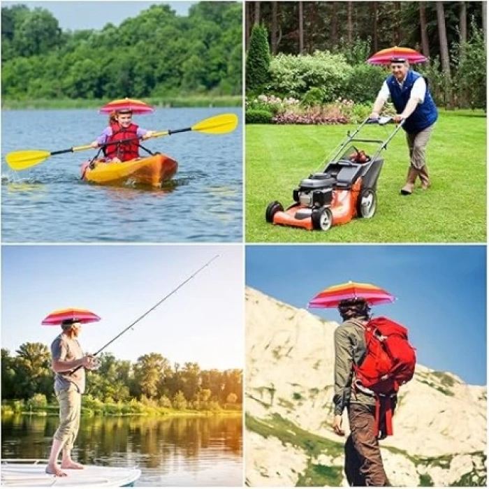 Kafa Şemsiyesi Beyaz