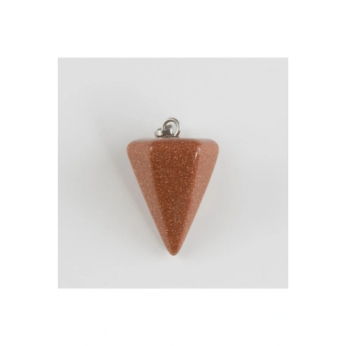 Kahve Yıldız Pandül Doğaltaş Kolye Ucu