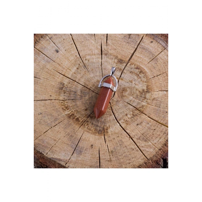 Kahve Yıldız Point Kolye Ucu