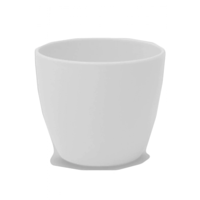 Kaktüs Saksı Kare Beyaz 8 x 8 x 7 cm -KRS-400