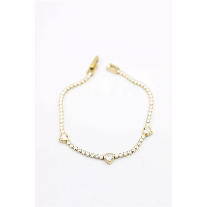 Kalp Bileklik - Altın