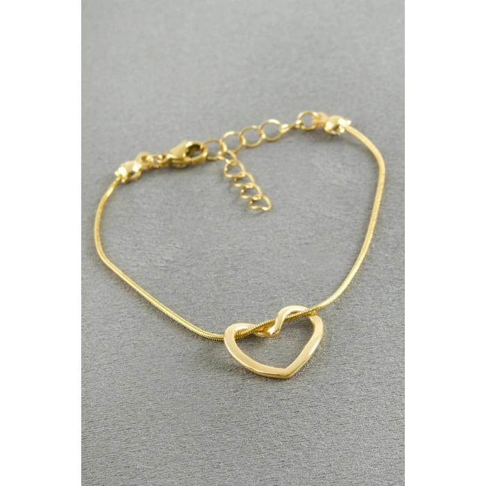 Kalp Çelik Bileklik