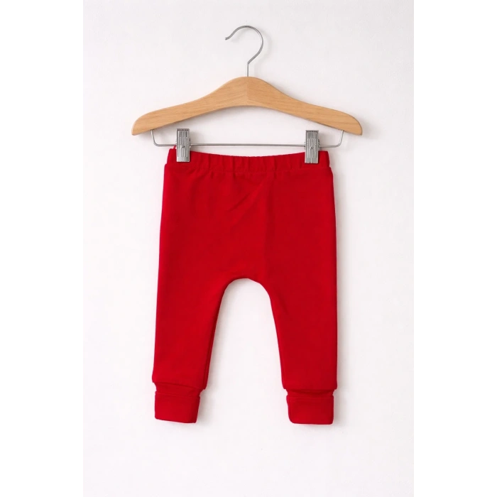 Kalp Desenli Kulaklı 3 Lü Kız Bebek Takımı