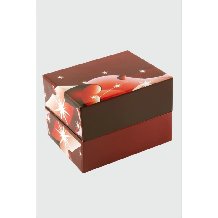 Kalp Desenli Saat Kutusu