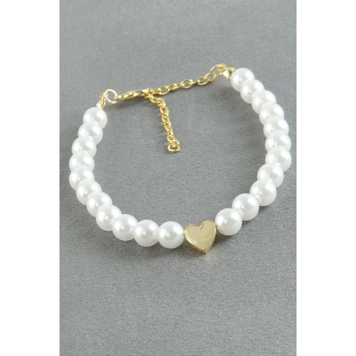 Kalp İnci Bileklik