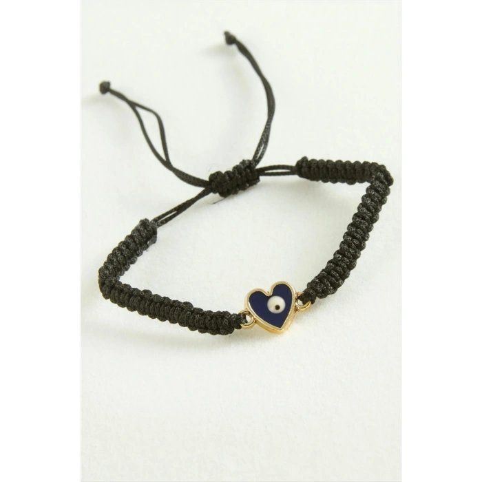 Kalp Makrome İp Bileklik