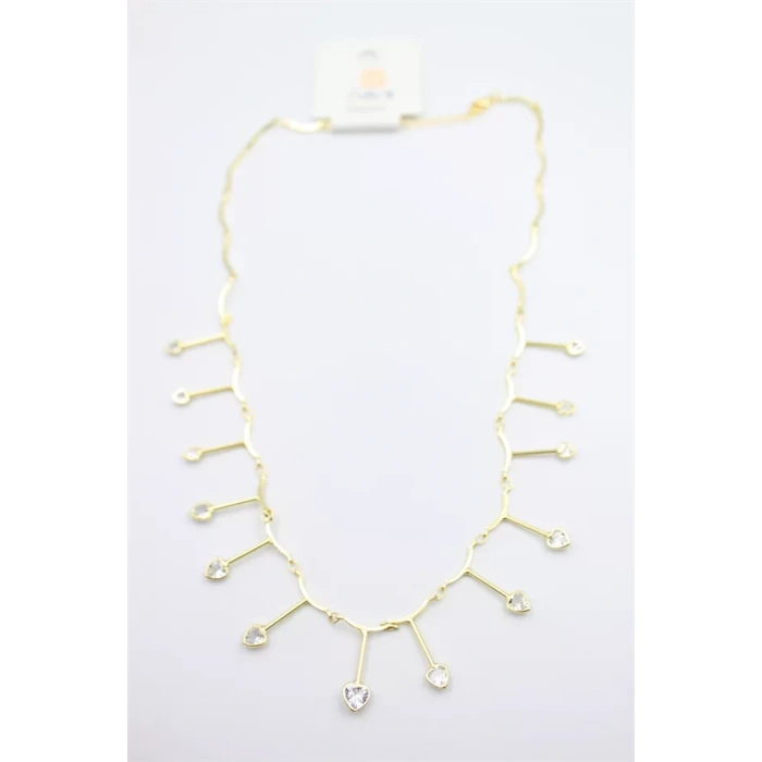 Kalp Sallantılı Kolye - Altın