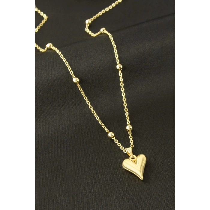 Kalp Şekilli Uçlu Kolye