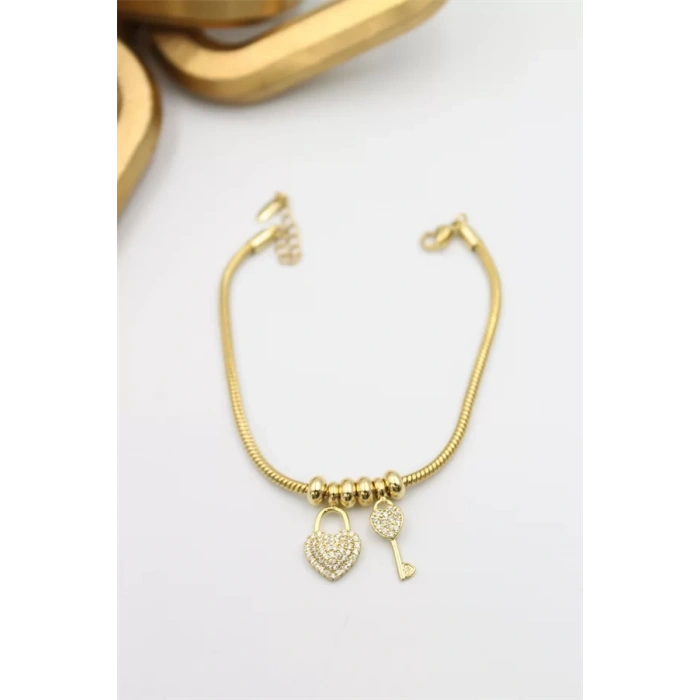 Kalp Xuping Bileklik - Altın