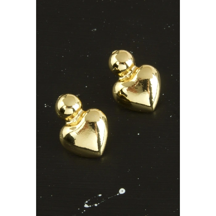 Kalp Yeni Sezon Metal Küpe